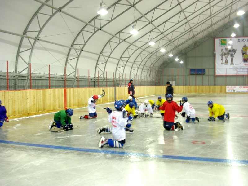 Тентовый купол для хоккея