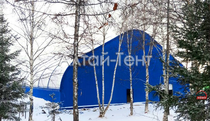 Монтаж крытого ледового катка в п. Пеледуй, Якутия